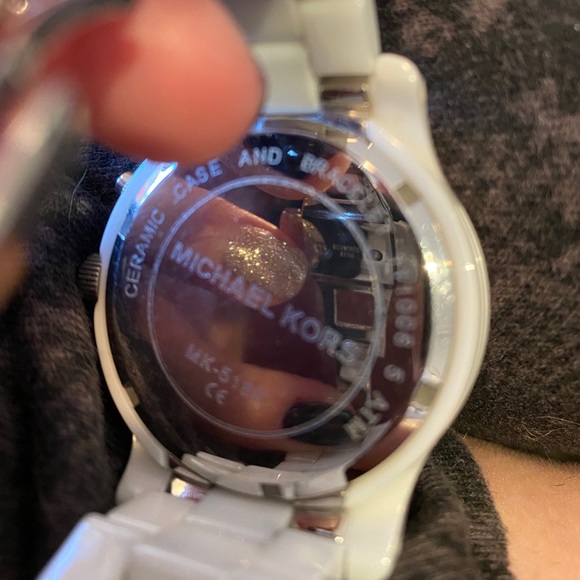 Michael Kors Real Ceramic Crystal Glitz Watch main image 12